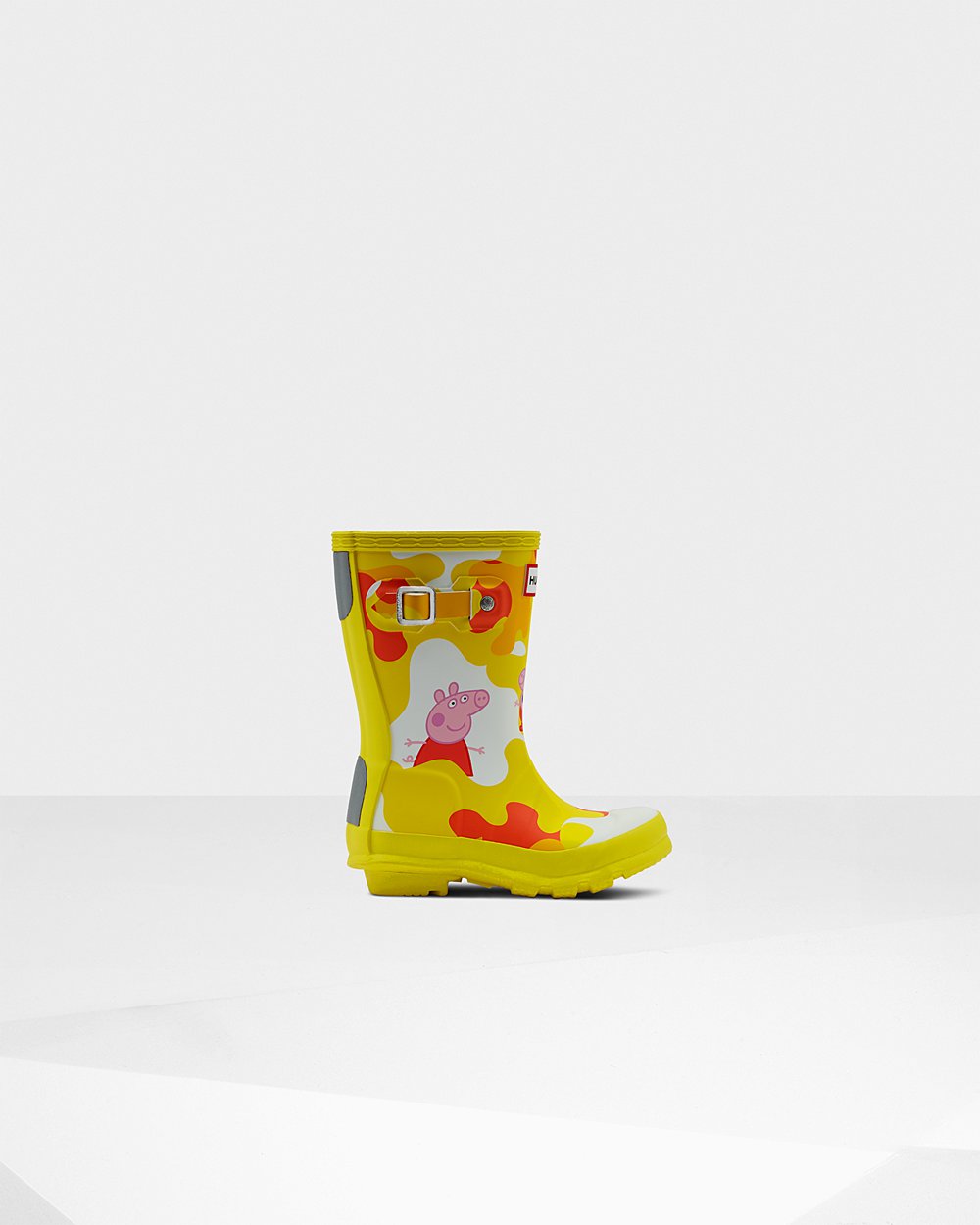 Bottes de Pluie Hunter Original Petits Peppa Pig Enfant Jaune TWZLAGK-47